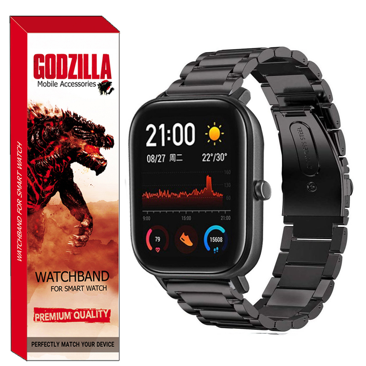 بند گودزیلا مدل 3BID مناسب برای ساعت هوشمند کیسلکت KS / KS Pro