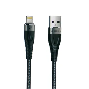 کابل تبدیل USB به لایتنینگ کی اف سنیور مدل S8ـ_IP طول 1.2 متر