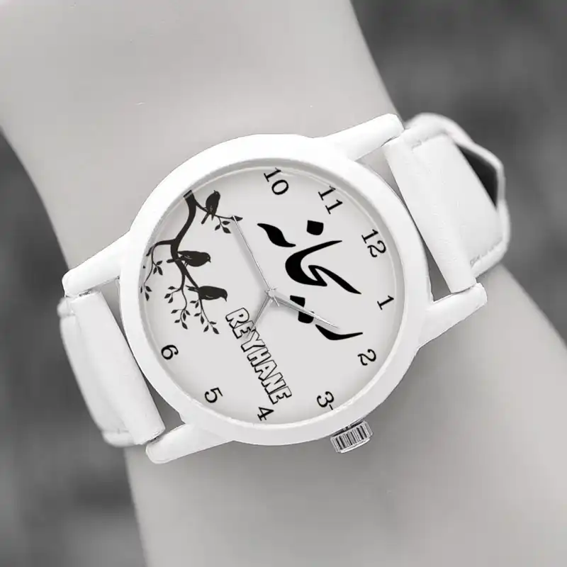 ساعت مچی عقربه ای زنانه طرح ریحانه کد LF3112