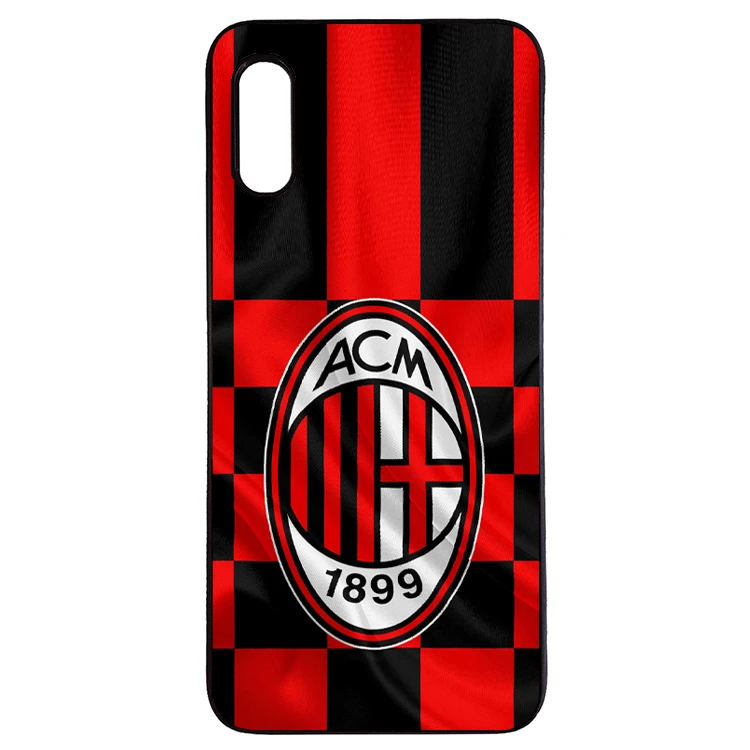 کاور طرح تیم فوتبال آث میلان مناسب برای گوشی موبایل شیائومی redmi 9a