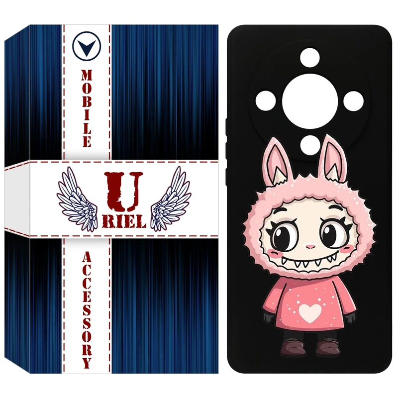 کاور یوریل مدل KSH کد 139 طرح عروسک لبوبو مناسب برای گوشی موبایل آنر X9b / X50 / Magic6 Lite