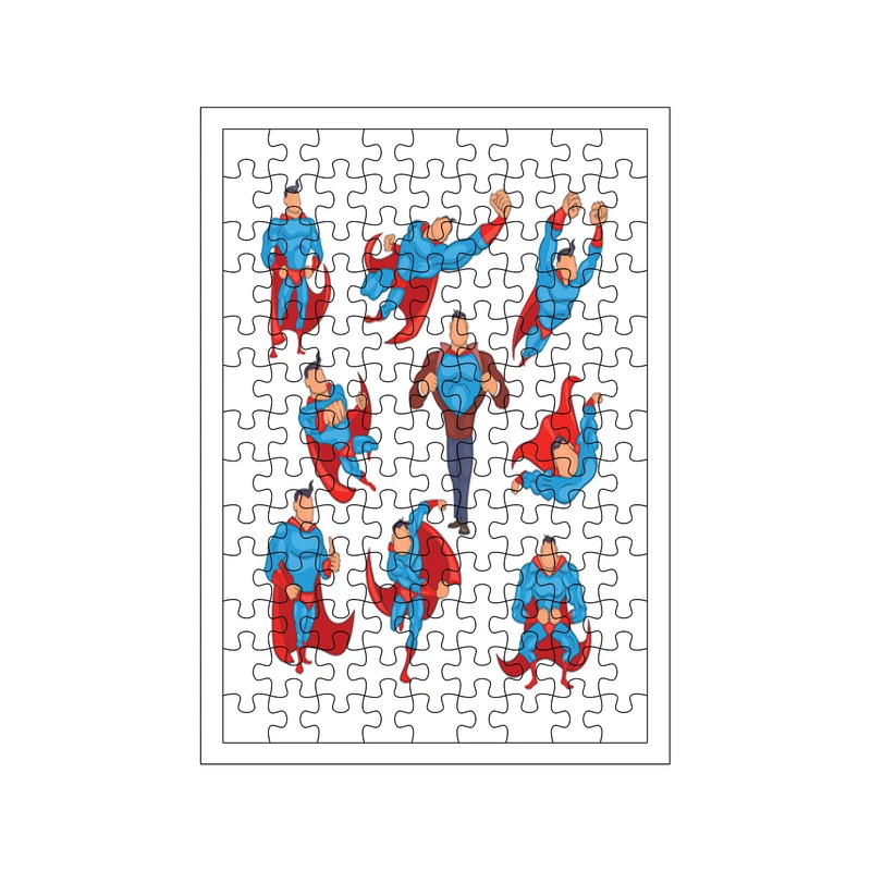 پازل 117 تکه مدل سوپرمن کد 416