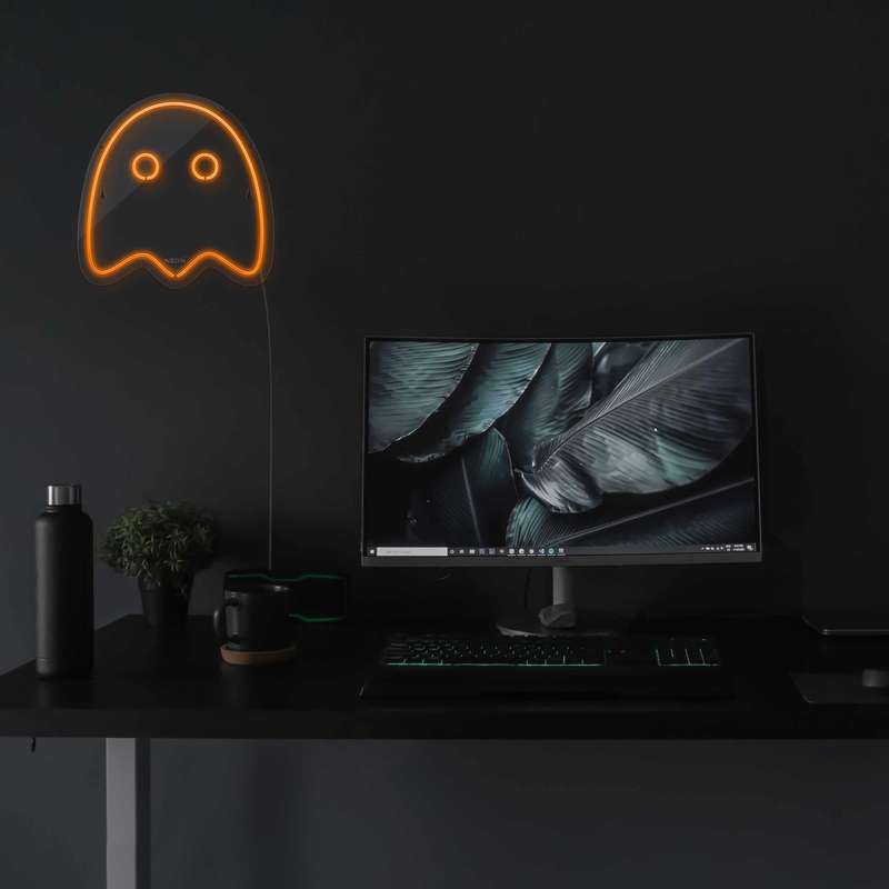 چراغ دیواری نئون دیزاین طرح Packman-2_ORG