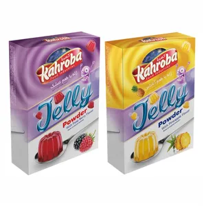 پودر ژله تمشک و اناناس کهربا - 100 گرم مجموعه 2 عددی