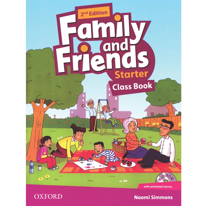 کتاب family and friends starter اثر Naomi Simmons انتشاراتOxford