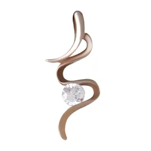 آویز گردنبند نقره زنانه مدل آبکاری رادیوم کد PKR_246