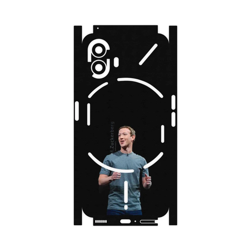 برچسب پوششی ماهوت مدل Mark_Zuckerberg-FullSkin مناسب برای گوشی موبایل ناتینگ Phone 2