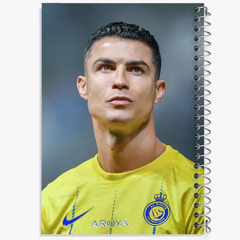 دفتر ژورنال نویسی 50 برگ خندالو مدل نقطه ای طرح کریستیانو رونالدو کد 36389