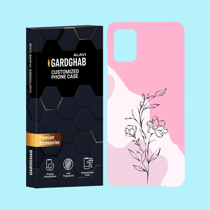 کاور گارد قاب علوی مدل گل مناسب برای گوشی موبایل سامسونگ Galaxy A31