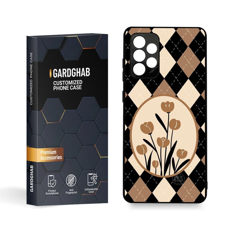 کاور گارد قاب مدل گل مناسب برای گوشی موبایل سامسونگ Galaxy A72