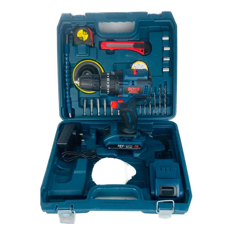 مجموعه 30 عددی دریل شارژی باس مدل 36VF-MAX مجموعه 30 عددی دریل شارژی باس مدل 36VF-MAX