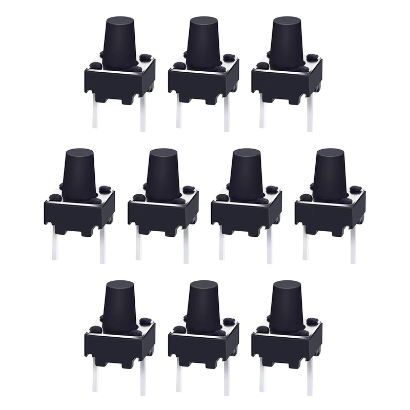 میکرو سوئیچ مدل Vertical-6×6×8-2P بسته 10 عددی