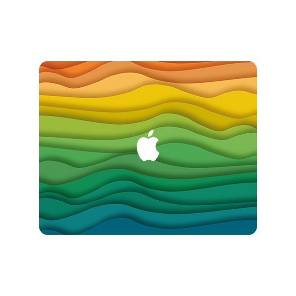 برچسب تزئینی مدل color کد 31مناسب برای مک بوک پرو 13 اینچ 2009-2012