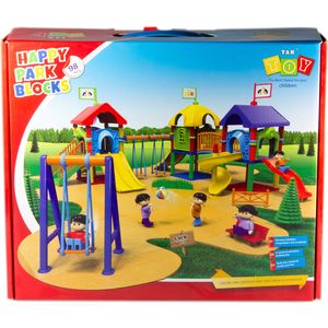 بازی آموزشی 98 تکه تک توی مدل Happy Park Blocks