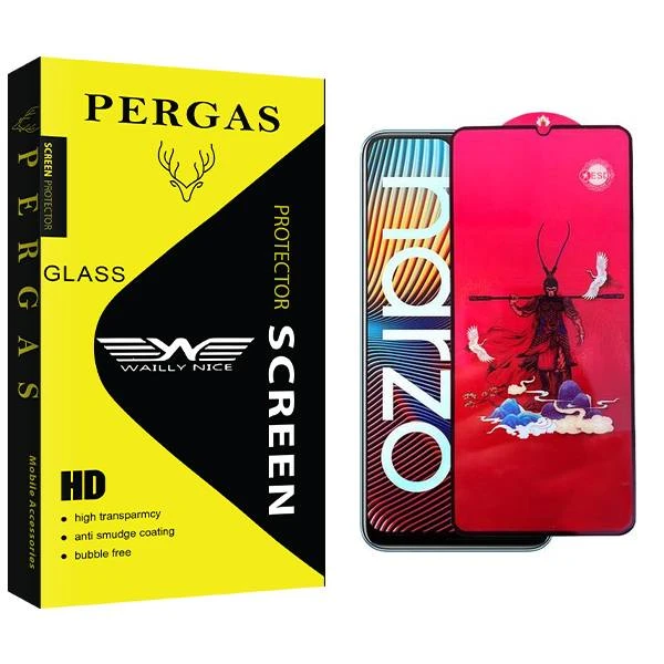 محافظ صفحه نمایش وایلی نایس مدل Pergas king مناسب برای گوشی موبایل ریلمی Narzo 20