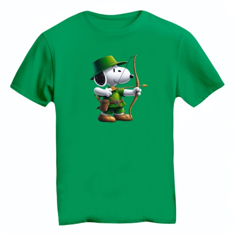 تی شرت آستین کوتاه زنانه مدل اسنوپی کد ۴۶