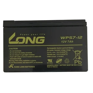 باتری یو پی اس 12 ولت 7 آمپر ساعت لانگ مدل wps7-12