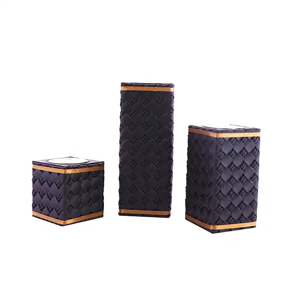 جاشمعی پتیکو طرح چرمی مجموعه 3 عددی