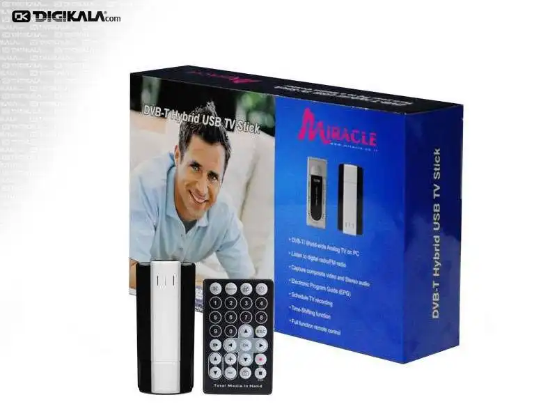 گیرنده دیجیتال USB میراکل مدل هیبرید (آنالوگ+دیجیتال)
