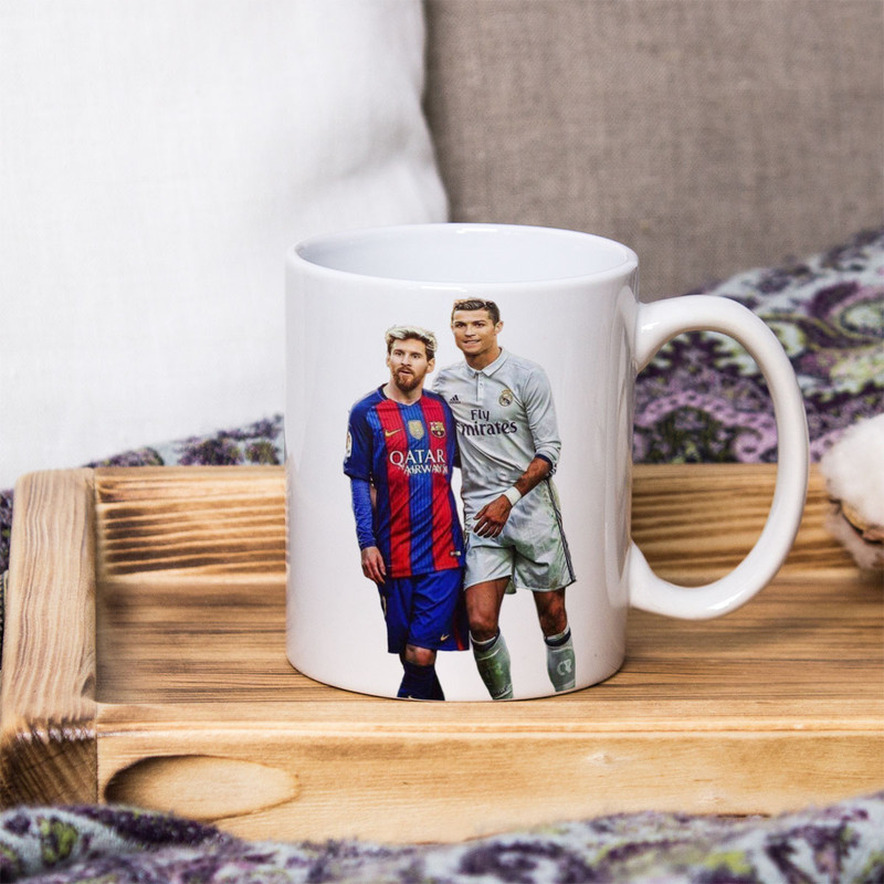 ماگ زیگورات مدل کریستیانو رونالدو و لیونل مسی کد 1635