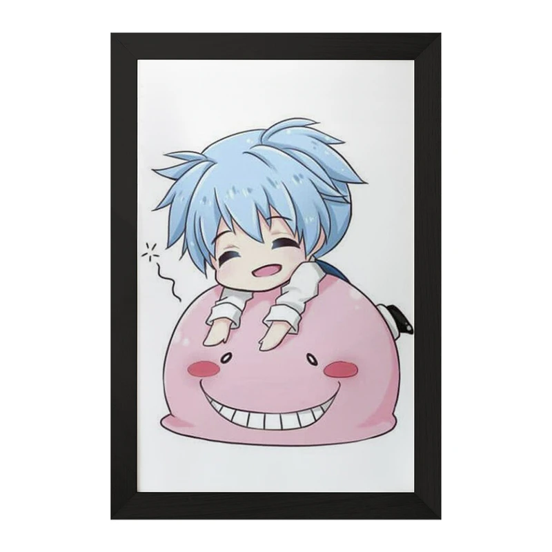 تابلو خندالو مدل ‏کورو سنسی و ناگیسا انیمه کلاس آدمکشی کد 32049