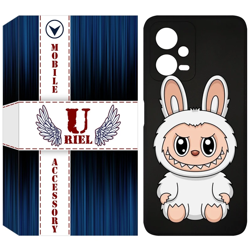 کاور یوریل مدل KSH کد 113 طرح عروسک لبوبو مناسب برای گوشی موبایل شیائومی Poco X5 / Redmi Note 12 5G