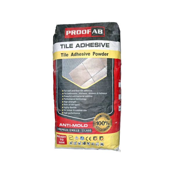 چسب کاشی پروفاب مدل TBP22-W وزن 20 کیلوگرم