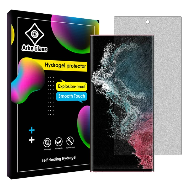 محافظ صفحه نمایش مات آرکا گلس مدل Tough مناسب برای گوشی موبایل سامسونگ Galaxy S22 Ultra 5G