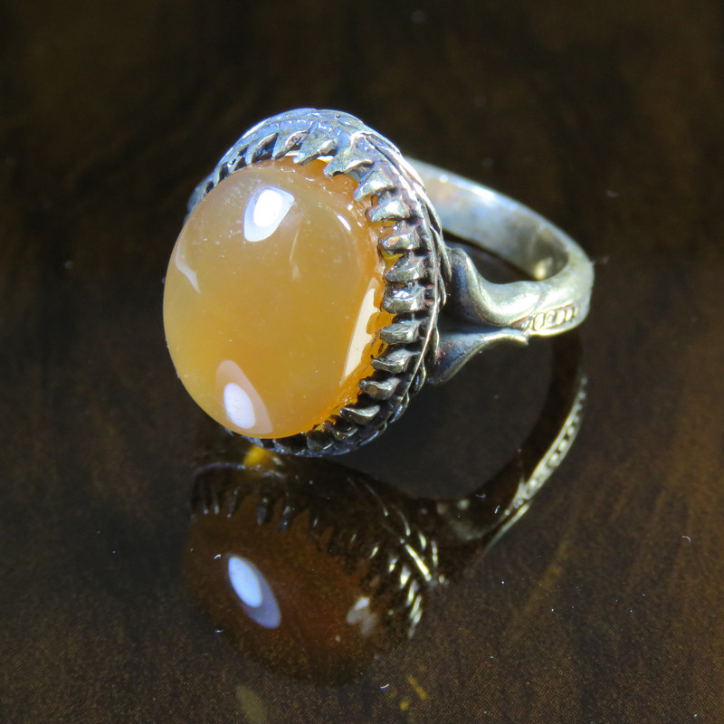 انگشتر نقره مردانه کد 2668