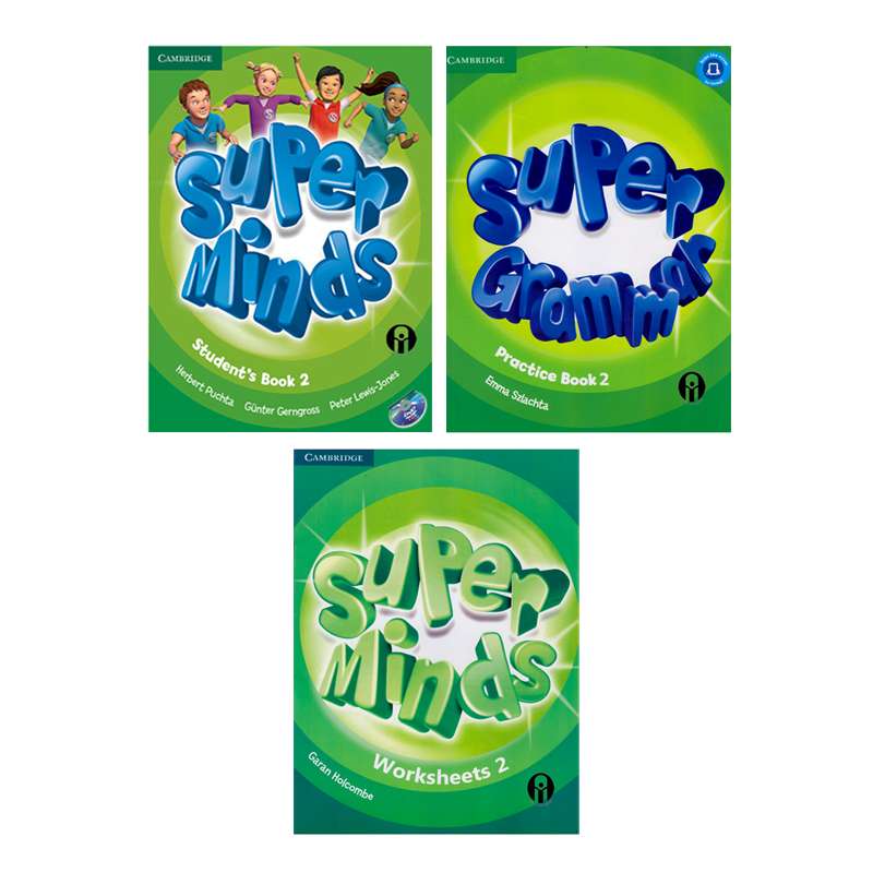 کتاب Super Minds 2 اثر جمعی از نویسندگان انتشارات الوندپویان سه جلدی