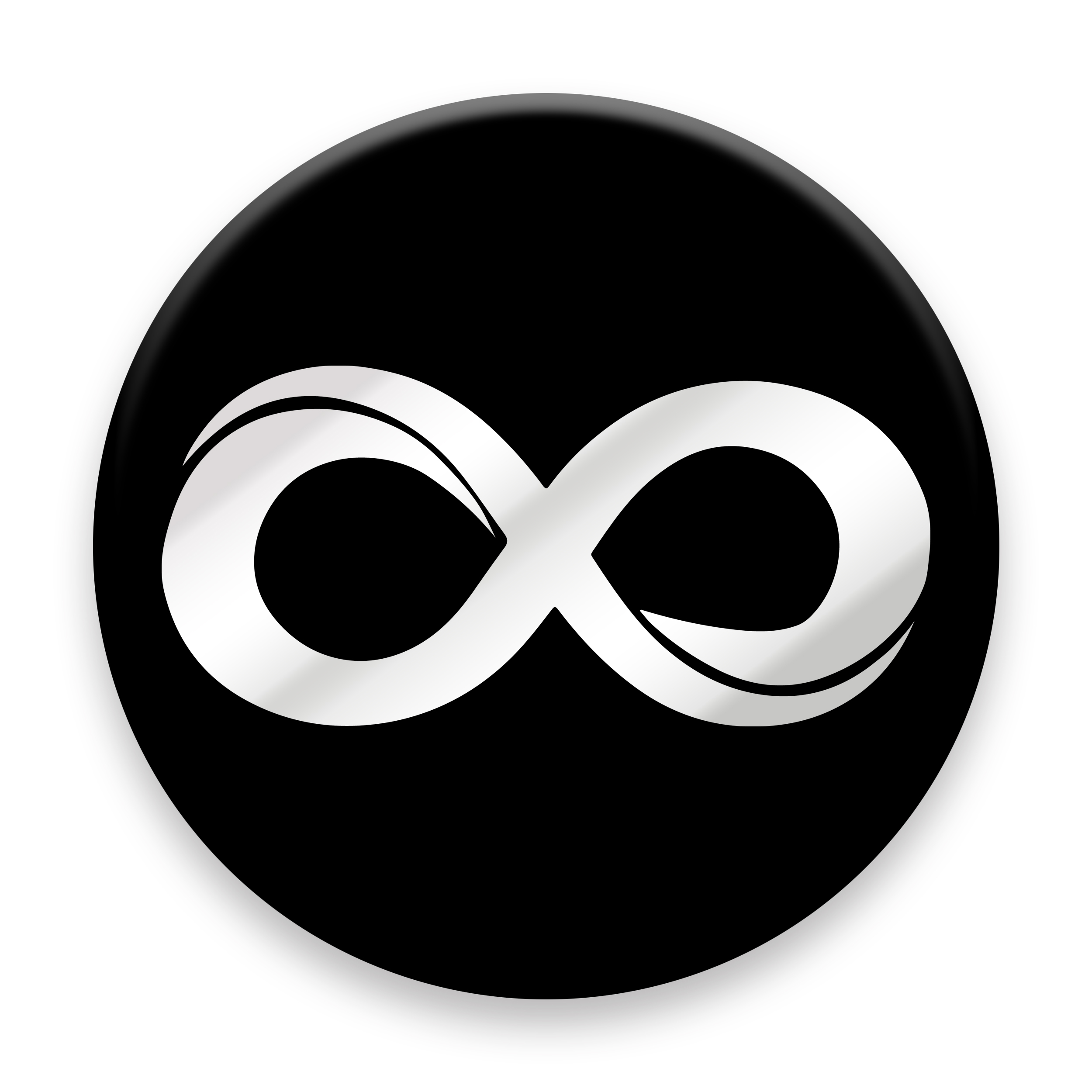 برچسب موبایل مدل Infinity Icon مناسب برای پایه نگهدارنده مغناطیسی