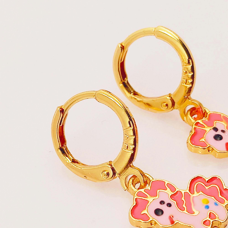 گوشواره دخترانه طرح اسب کارتونی کد 656GUD