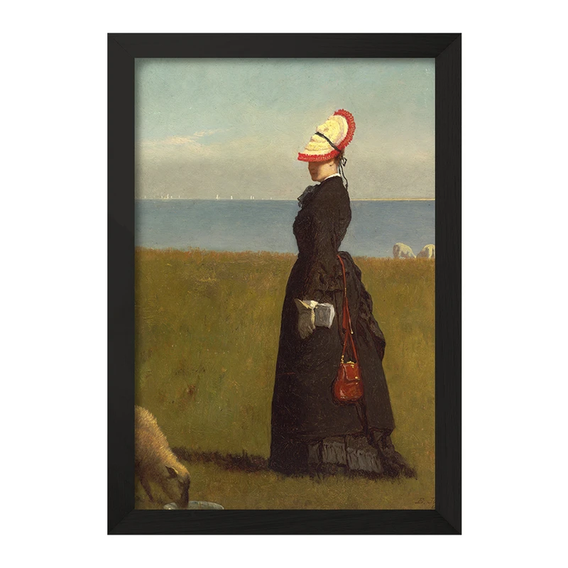 تابلو خندالو مدل نقاشی بره ها اثر ایستمن جانسون کد F12267