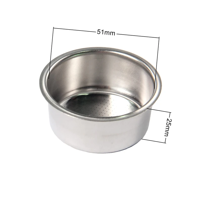 عکس شماره 2 : سبد قهوه مدل غیر تحت فشار دوبل سایز 51