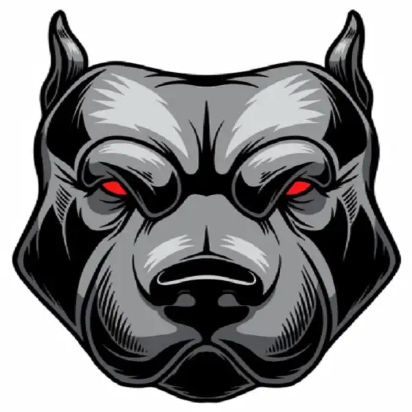 برچسب بدنه خودرو طرح سگ سیاه