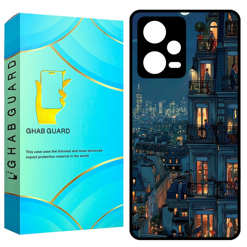 کاور قاب گارد طرح شب مدل GCHPN12P مناسب برای گوشی موبایل شیائومی Redmi Note 12 Pro 5G