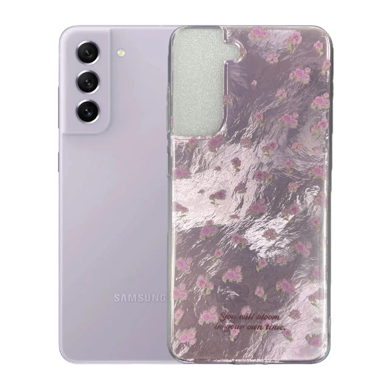 کاور طرح شکوفه مناسب برای گوشی موبایل سامسونگ Galaxy S21 FE