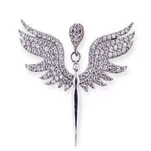 آویز گردنبند نقره زنانه مدل فرشته MM_0122