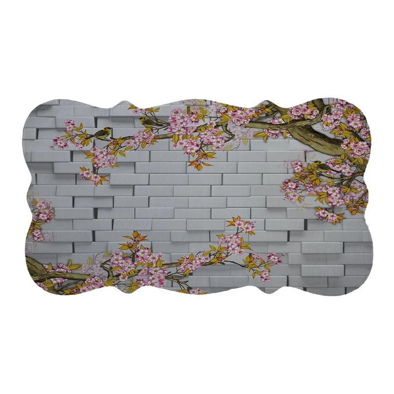 پادری مدل دالبر طرح گل کد 6104 سایز 110×60 سانتی متر