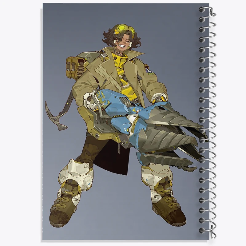 دفتر شطرنجی 50 برگ خندالو مدل بازی اورواچ (Overwatch) کد 31611