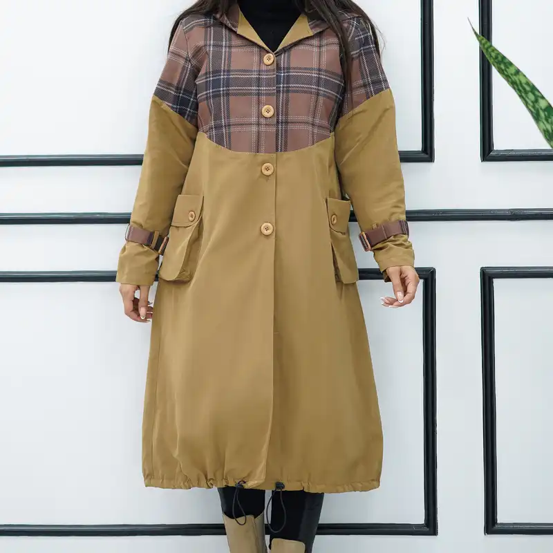 بارانی زنانه السانا مدل شالیز کد 160447