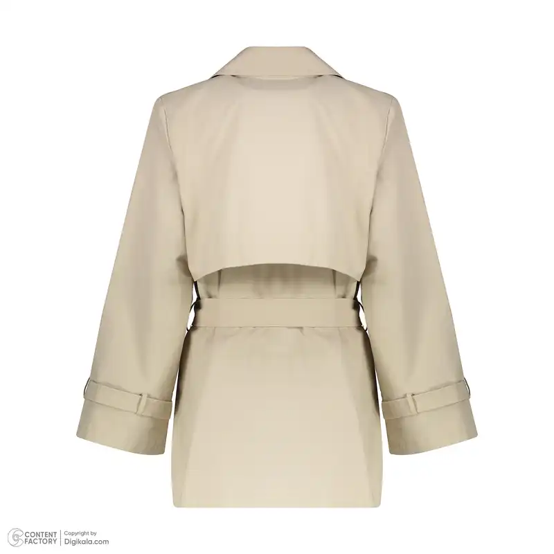 بارانی زنانه برنس مدل ژربا-43 رنگ کرم