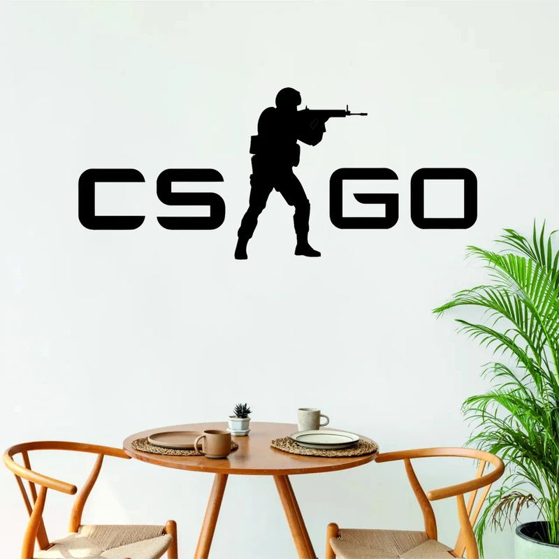 استیکر مدل چوبی کانتر استریک کد T617 مجموعه 5 عددی