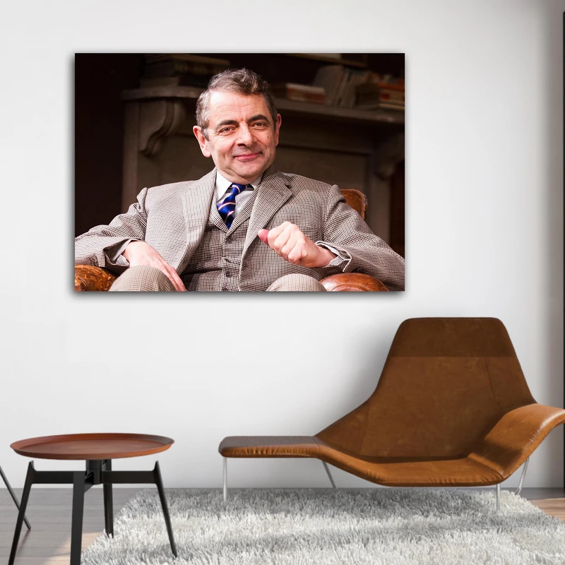 تابلو شاسی طرح مستر بین مدل Artist Rowan Atkinson 0236