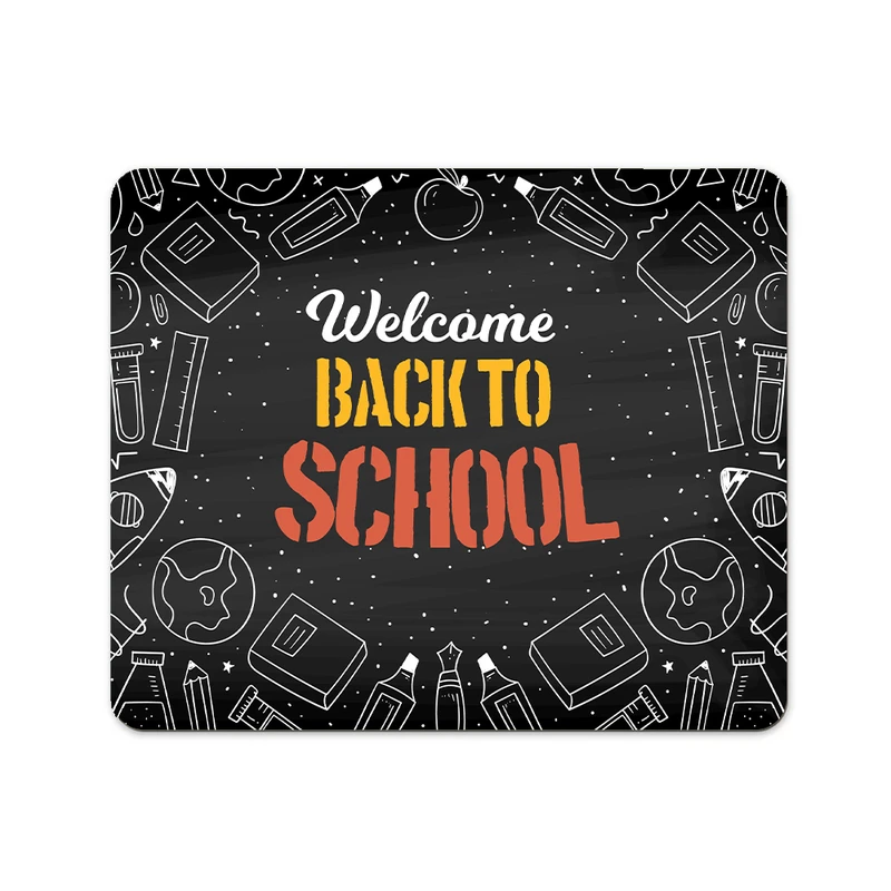 ماوس پد پاد آفرین مدل بازگشت به مدرسه ماه مهر دانش آموز کلاس درس کد P522 سایز 19*24 سانتی متر