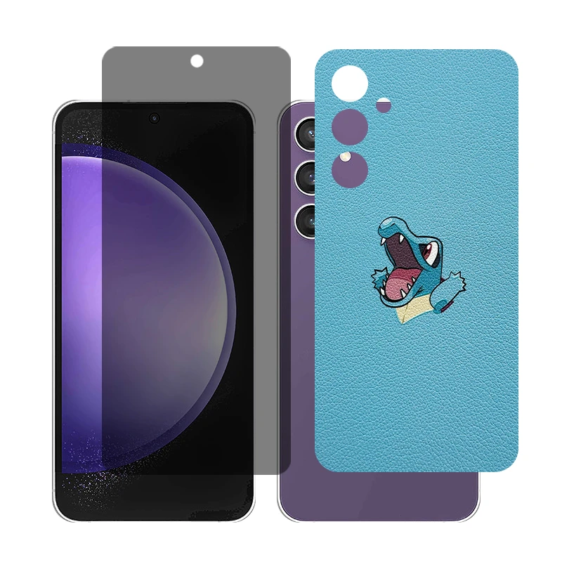 محافظ صفحه نمایش حریم شخصی گلس مدل Together مناسب برای گوشی موبایل سامسونگGalaxy S23 FE به همراه برچسب پوششی پشت گوشی 