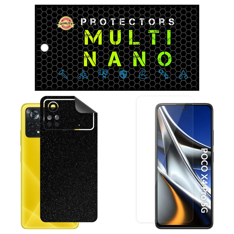 محافظ صفحه نمایش مولتی نانو مدل X-SFG مناسب برای گوشی موبایل شیائومی Poco X4 Pro 5G به همراه برچسب پوششی