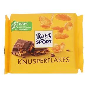 شکلات Crispy Flakes ریتر اسپورت - 100 گرم