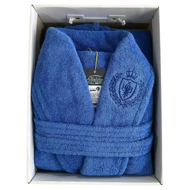 حوله پالتویی هوبی مدل یقه گلدوزی شده سایز 125