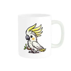 ماگ پاد آفرین مدل طوطی عروس هلندی کد 4479